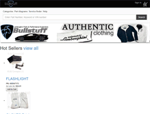 Tablet Screenshot of bullstuff.com